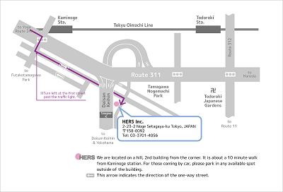 Access (by car from the direction of Tomei Yoga exit)